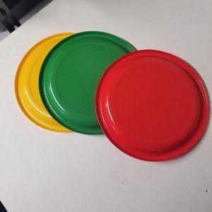 Retro plates 3pc